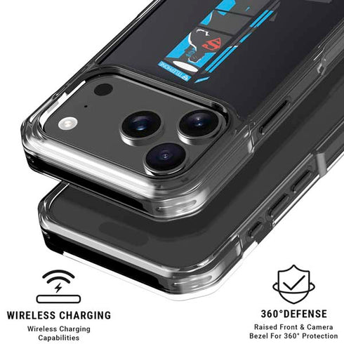 DC Comics Superman Phone booth iPhone 18 Pro Clear Case
