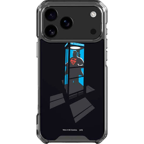 DC Comics Superman Phone booth iPhone 18 Pro Max Clear Case