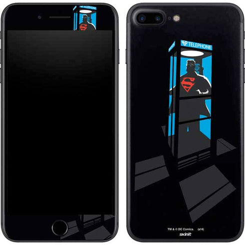 DC Comics Superman Phone booth iPhone 8 Plus Skin