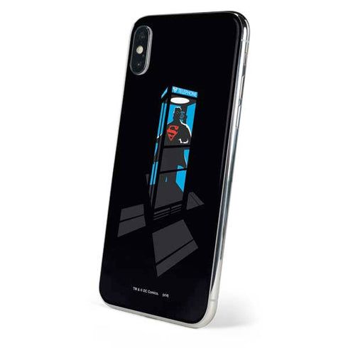 DC Comics Superman Phone booth iPhone XS Max Skin