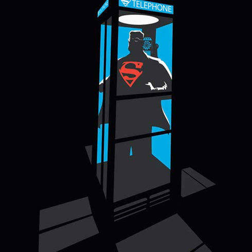 DC Comics Superman Phone booth iPhone XS Skin