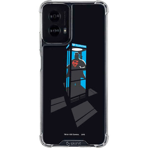 DC Comics Superman Phone booth Moto G Power 5G (2024) Clear Case