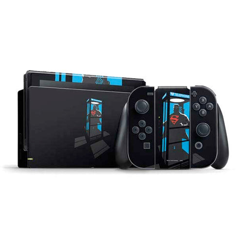 DC Comics Superman Phone booth Nintendo Switch Bundle Skin