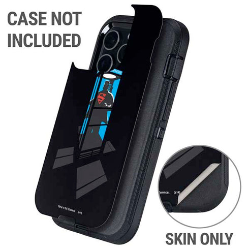DC Comics Superman Phone booth Otterbox Defender iPhone Skin
