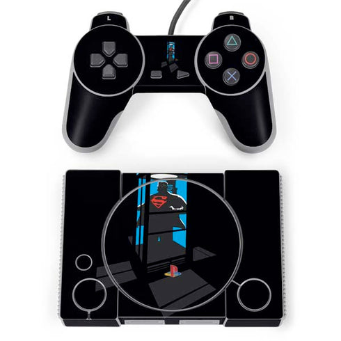 DC Comics Superman Phone booth PlayStation Classic Bundle Skin
