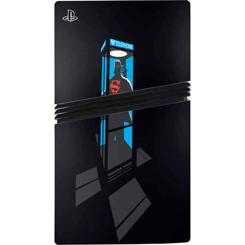 DC Comics Superman Phone booth PS5 Pro Bundle Skin