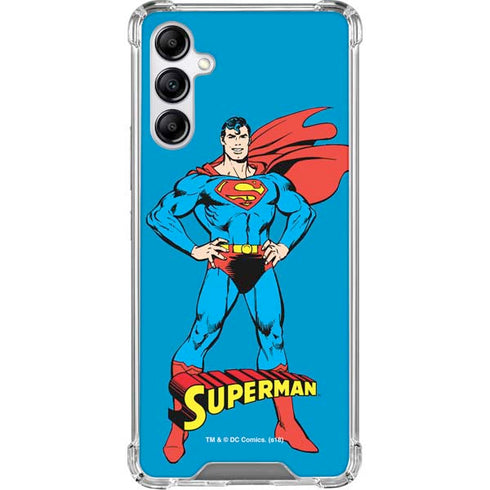 DC Comics Superman Classic Art Pose Gabb Phone 4 Clear Case