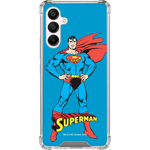DC Comics Superman Classic Art Pose Galaxy A16 5G Clear Case