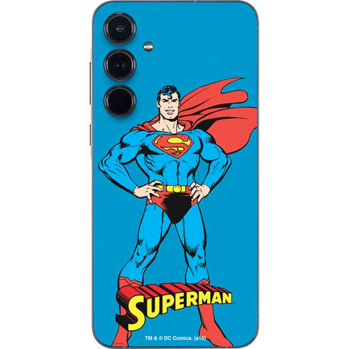 DC Comics Superman Classic Art Pose Galaxy A35 5G Skin