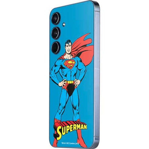 DC Comics Superman Classic Art Pose Galaxy A35 5G Skin