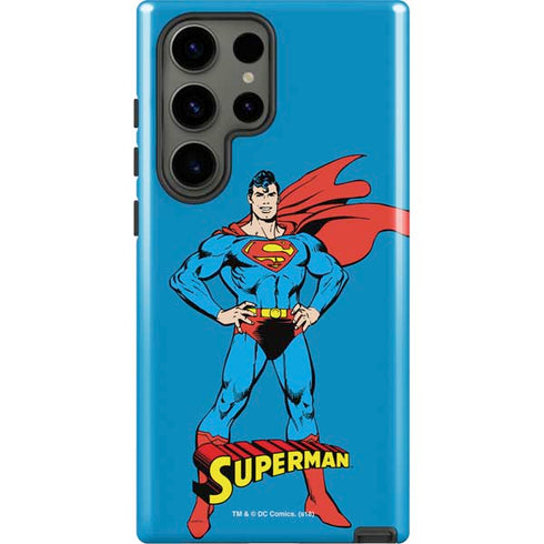 DC Comics Superman Classic Art Pose Galaxy S23 Ultra Pro Case