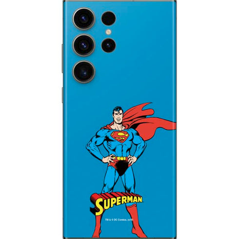 DC Comics Superman Classic Art Pose Galaxy Skins