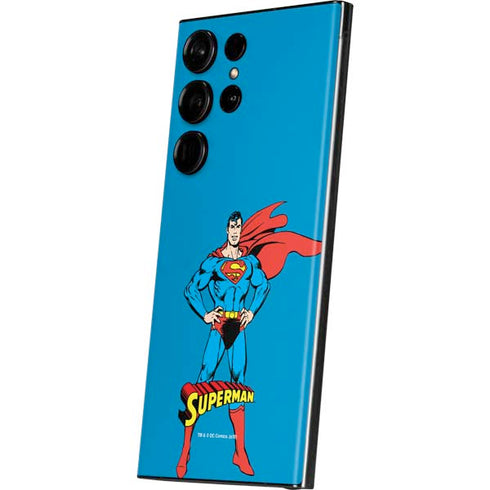 DC Comics Superman Classic Art Pose Galaxy Skins