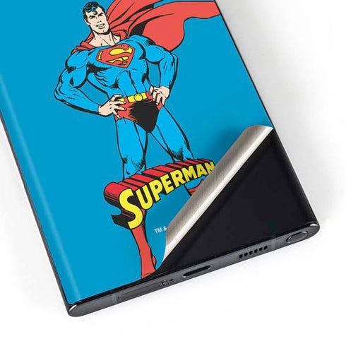 DC Comics Superman Classic Art Pose Galaxy Skins