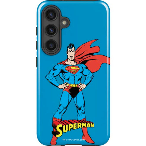 DC Comics Superman Classic Art Pose Galaxy S25 Impact Case