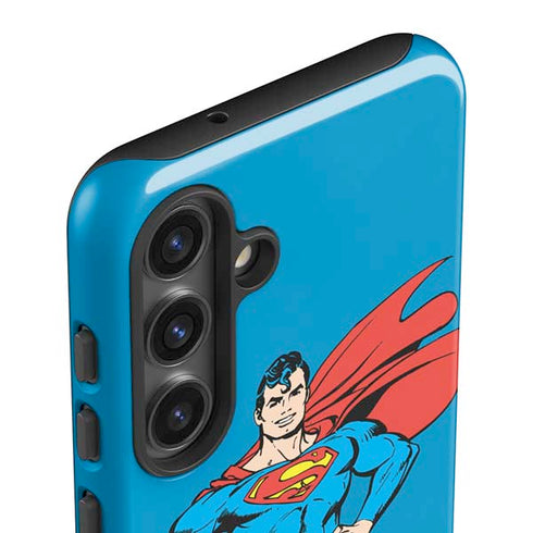 DC Comics Superman Classic Art Pose Galaxy S25 Plus Impact Case