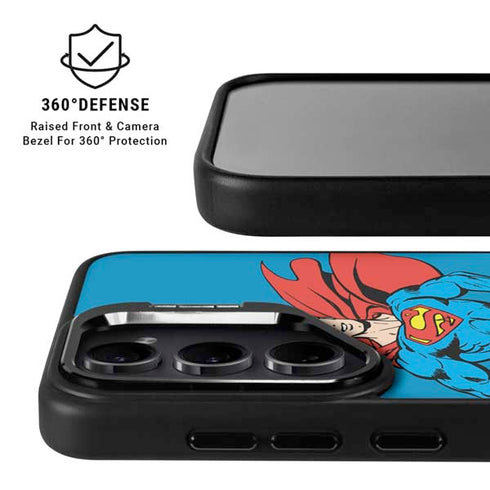DC Comics Superman Classic Art Pose Galaxy S24 Plus Kickstand Case