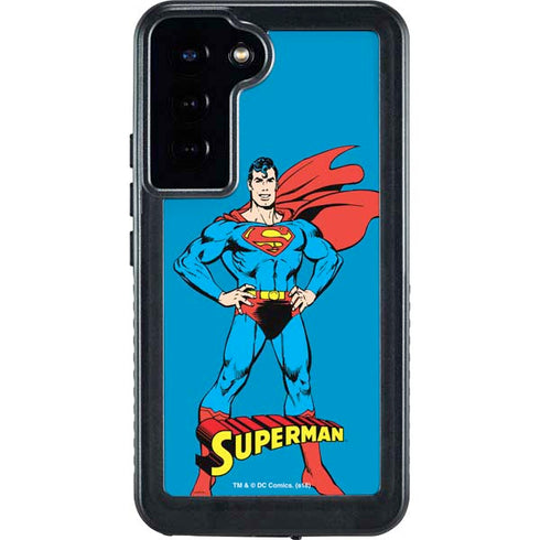 DC Comics Superman Classic Art Pose Galaxy S24 Plus Waterproof Case
