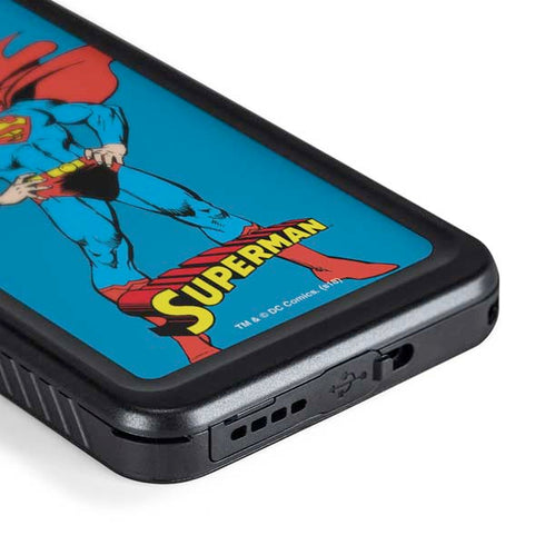 DC Comics Superman Classic Art Pose Galaxy S24 Plus Waterproof Case