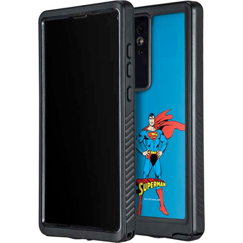 DC Comics Superman Classic Art Pose Galaxy S24 Ultra Waterproof Case