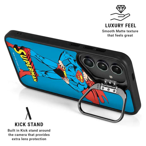 DC Comics Superman Classic Art Pose Galaxy S26 Plus Kickstand Case