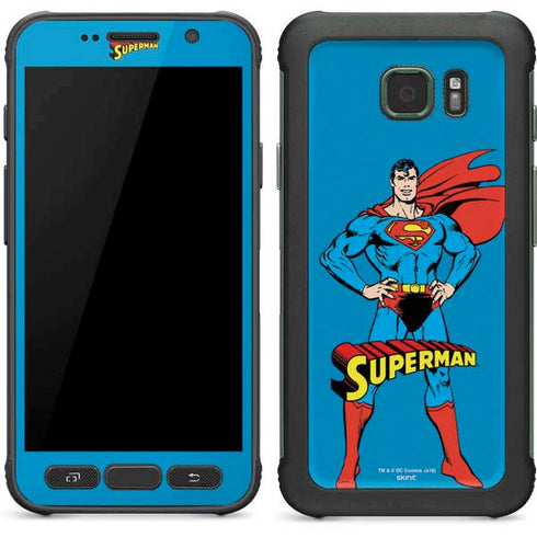DC Comics Superman Classic Art Pose Galaxy S7 Active Skin