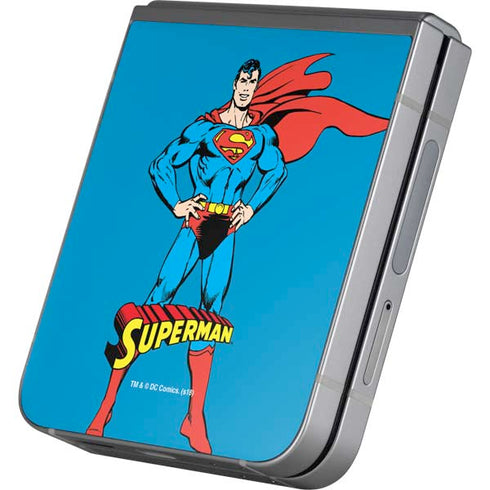 DC Comics Superman Classic Art Pose Galaxy Z Flip6 Skin