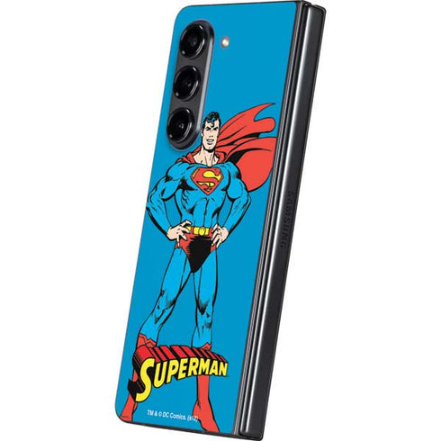 DC Comics Superman Classic Art Pose Galaxy Z Fold5 5G Skin