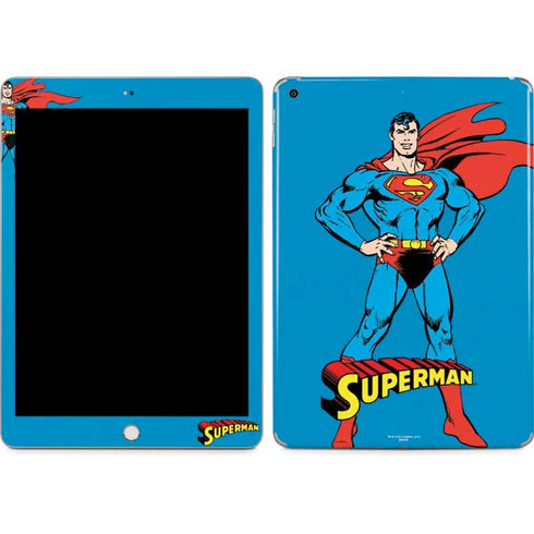 DC Comics Superman Classic Art Pose Apple iPad Skin