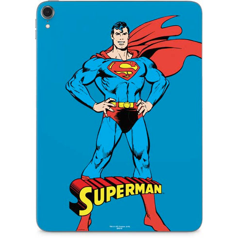 DC Comics Superman Classic Art Pose Apple iPad Pro Skin