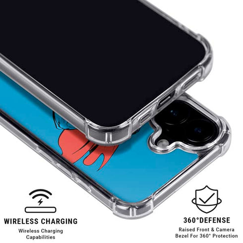 DC Comics Superman Classic Art Pose iPhone 16 MagSafe Case