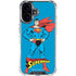 DC Comics Superman Classic Art Pose iPhone 16 Plus Clear Case
