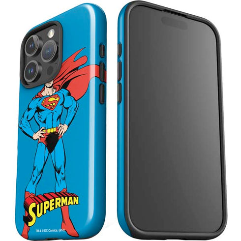 DC Comics Superman Classic Art Pose iPhone 16 Pro Max Impact Case
