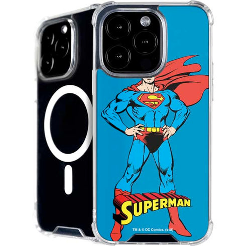DC Comics Superman Classic Art Pose iPhone 16 Pro Max MagSafe Case