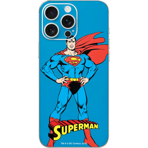 DC Comics Superman Classic Art Pose iPhone 16 Pro Max Skin