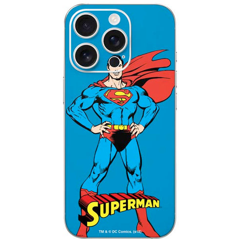 DC Comics Superman Classic Art Pose iPhone 16 Pro Skin