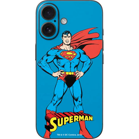 DC Comics Superman Classic Art Pose iPhone 16 Skin