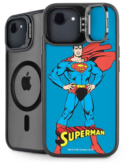 DC Comics Superman Classic Art Pose iPhone 16e Kickstand Case