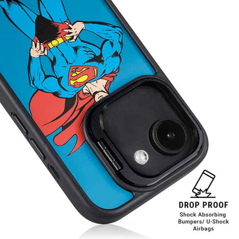 DC Comics Superman Classic Art Pose iPhone 16e Kickstand Case