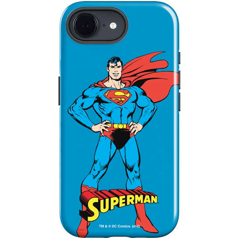 DC Comics Superman Classic Art Pose iPhone 16e Impact Case