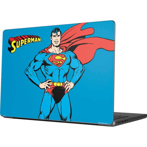 DC Comics Superman Classic Art Pose Apple MacBook Pro 14-inch Skin