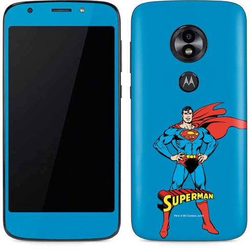 DC Comics Superman Classic Art Pose Moto E5 Play Skin