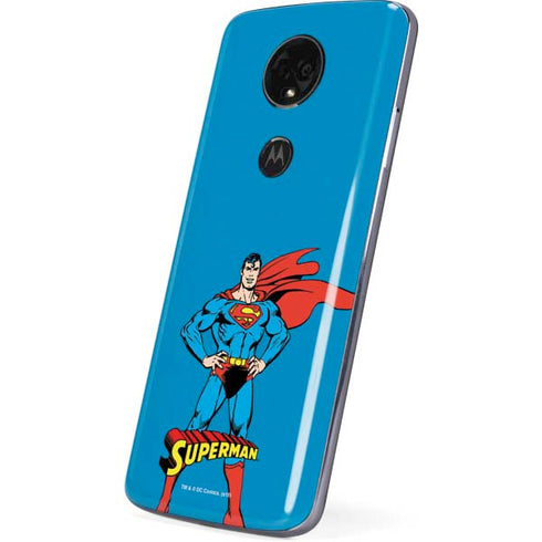 DC Comics Superman Classic Art Pose Moto E5 Plus Skin