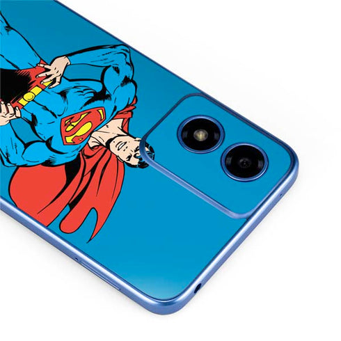 DC Comics Superman Classic Art Pose Moto G Play 4G (2024) Skin