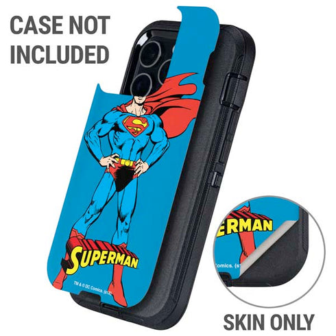 DC Comics Superman Classic Art Pose Otterbox Defender iPhone Skin
