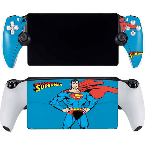 DC Comics Superman Classic Art Pose PlayStation Portal Remote Player Skin