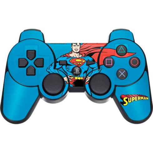 DC Comics Superman Classic Art Pose PS3 Dual Shock wireless controller Skin