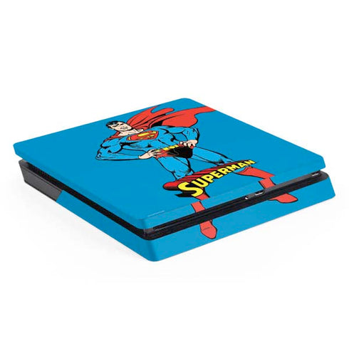 DC Comics Superman Classic Art Pose PS4 Slim Skin