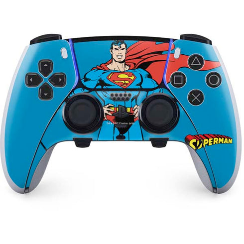 DC Comics Superman Classic Art Pose PS5 DualSense Edge Pro Controller Skin