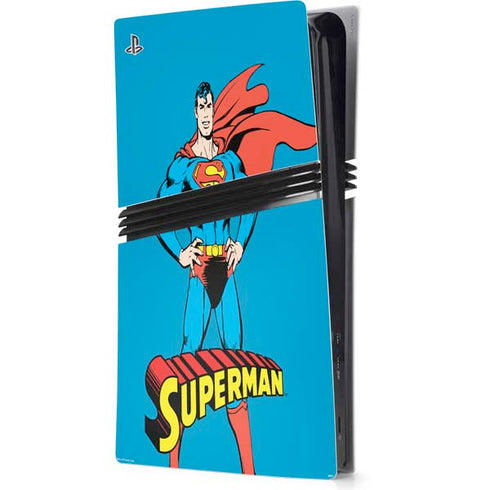 DC Comics Superman Classic Art Pose PlayStation PS5 Skins